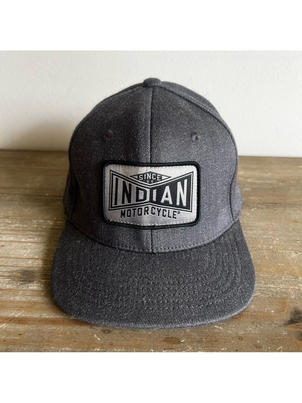 Indian Motorcycle Fitted Charcoal Grey Hat #1266